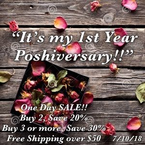 🍃🌸🎊”Happy 1st Anniversary to Me!”🎊🌸🍃7/10/18